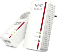 FRITZ!Powerline 1260E/1220E WLAN-Set – Powerline 1200 Mbit/s mit WLAN AC Dualband & Mesh