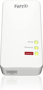 AVM FRITZ!Powerline 1260/1220 WLAN-Set – Powerline 1200 Mbit/s mit WLAN AC Dualband & Mesh | 2 Adapter, Gigabit-LAN