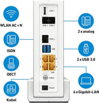 AVM FRITZ!Box 6591 Cable – Kabel-Router DOCSIS 3.1, WLAN AC2600 & Mesh | DECT, Gigabit-LAN