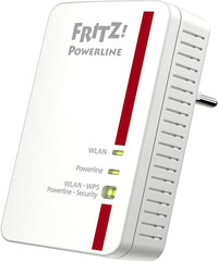 FRITZ!Powerline 1240E – Powerline-Adapter 1200 Mbit/s mit WLAN N (2,4 GHz) & Mesh