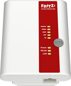 AVM FRITZ!Repeater 450E – WLAN-Verstärker 450 Mbit/s (2,4 GHz), Gigabit-LAN & Mesh | WLAN-Repeater N450