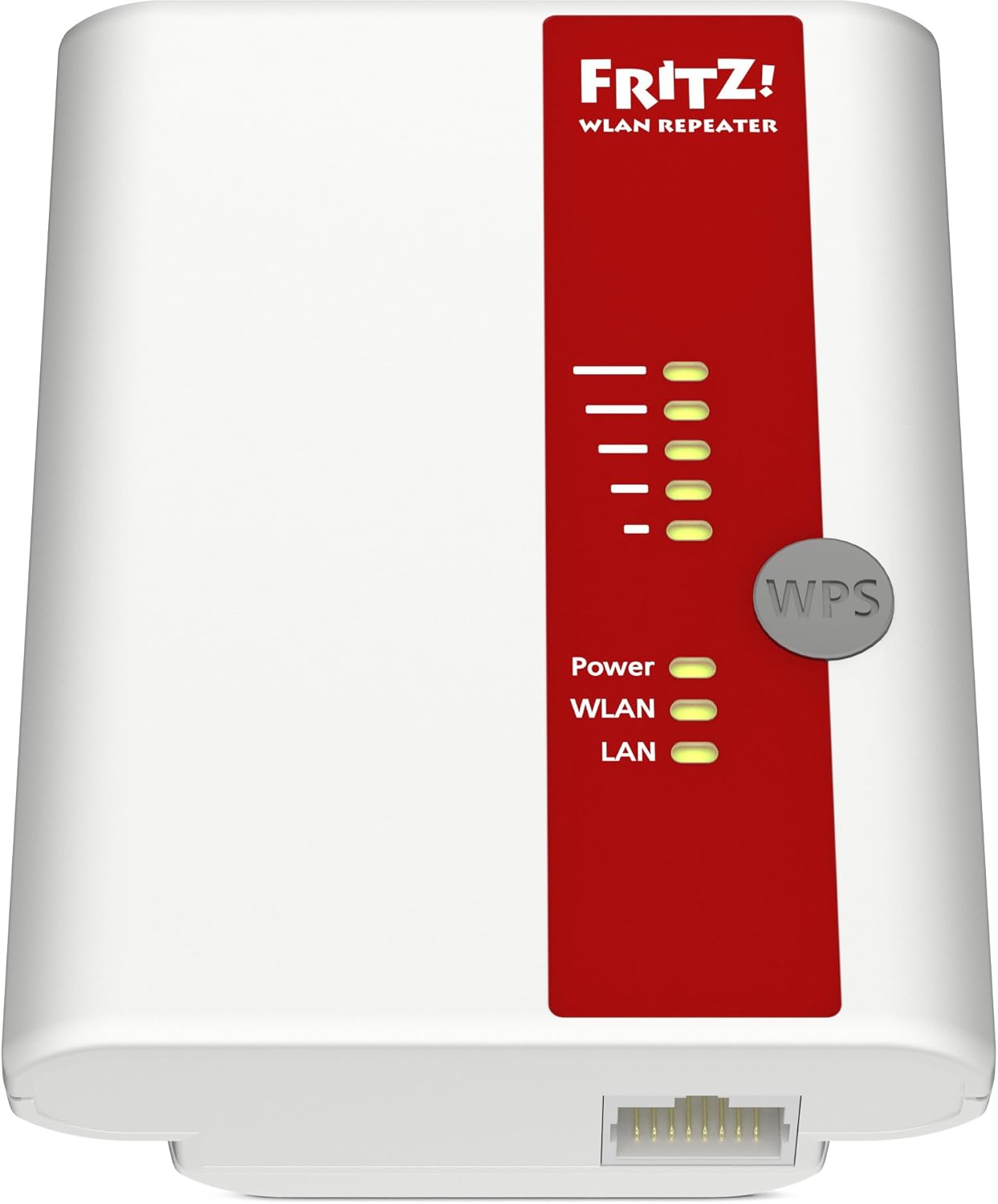 AVM FRITZ!Repeater 450E – WLAN-Verstärker 450 Mbit/s (2,4 GHz), Gigabit-LAN & Mesh | WLAN-Repeater N450