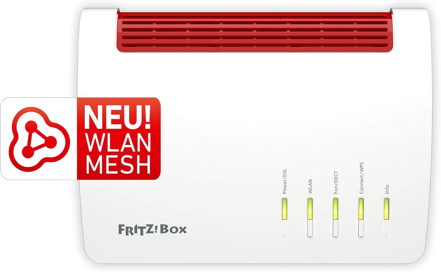AVM FRITZ!Box 7590 – VDSL-Router Supervectoring, WLAN AC2600 & Mesh | DECT-Telefonanlage, Gigabit-LAN