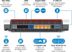 AVM FRITZ!Box 7590 – VDSL-Router Supervectoring, WLAN AC2600 & Mesh | DECT-Telefonanlage, Gigabit-LAN