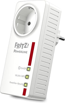 FRITZ!Powerline 546E – Powerline-Adapter 500 Mbit/s mit WLAN N (2,4 GHz)