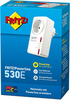 AVM FRITZ!Powerline 530E – Powerline-Adapter 500 Mbit/s | Fast-Ethernet-LAN, Internet über Steckdose